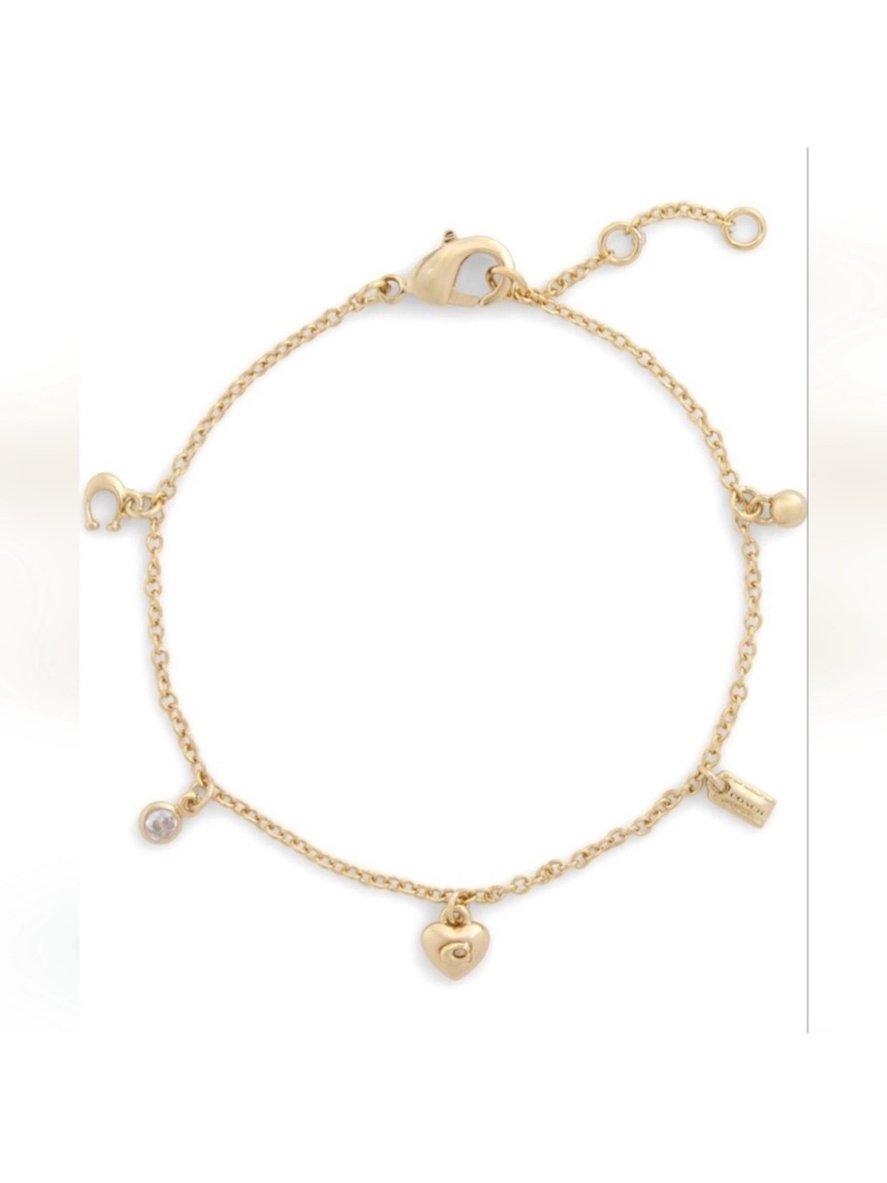 NWT Coach Charm Bracelet